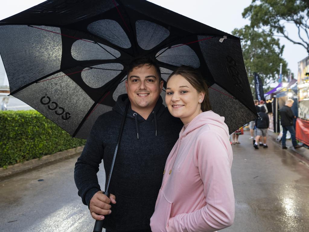 Anthony Eiser and Laura Murray at the 2022 Toowoomba Royal Show, Friday, March 25, 2022. Picture: Kevin Farmer