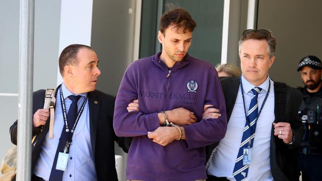 Zacharia Josef Bruckner was extradited from Queensland to face attempted murder and conspiracy to murder charges. Picture: NCA NewsWire/Kelly Barnes