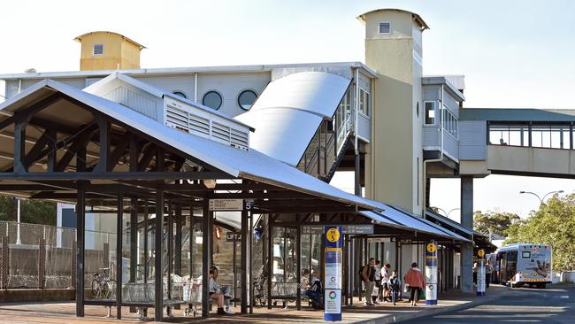 A man was bashed walking towards the crossing at Woy Woy Railway Station by four males. Picture: Troy Snook