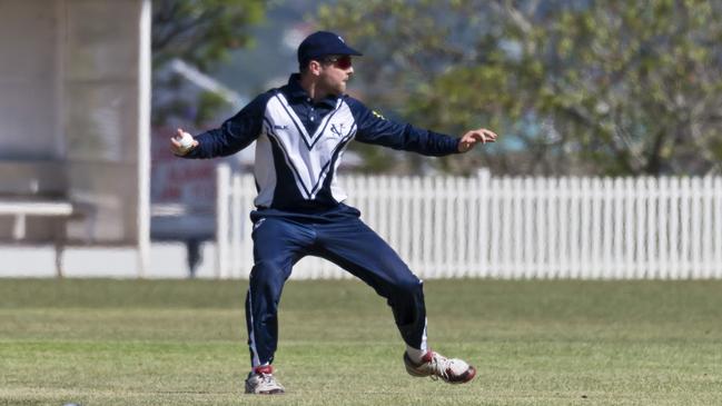 Nathan Walsh fields for Victoria. Picture: Kevin Farmer