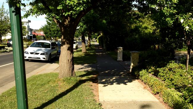 A man is in hospital in a critical condtion after being found with a gunshot wound to his stomach on the footpath of Berwick Springs Promenade Narre Warren. Picture: Nicole Garmston