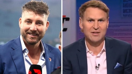 Dale Thomas and Kane Cornes could be sharing the spotlight on Channel 7’s footy show The Agenda Setters. Picture: Supplied