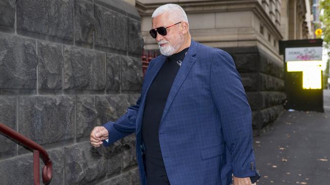 Mick Gatto says he prefers the title ‘colourful businessman’. Picture: Aaron Francis