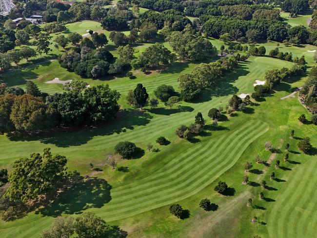 Premier Chris Minns’ plan to turn the back nine into a 20 hectare public park could cost $200 million. Picture: Sam Ruttyn