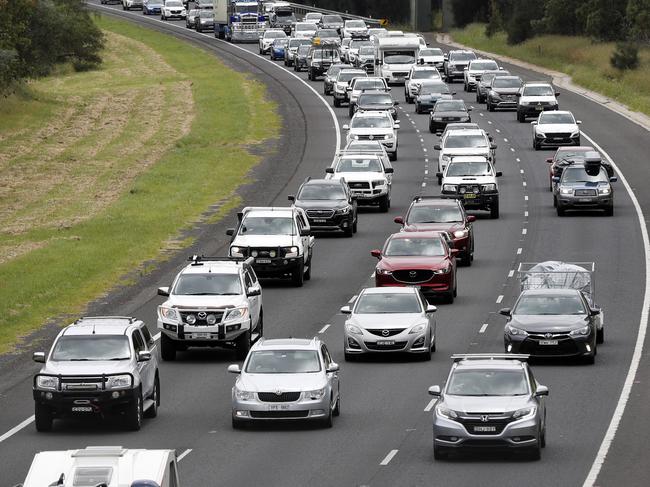 Car drivers could be paying as much as $25 per toll in 2048. Picture: Jonathan Ng