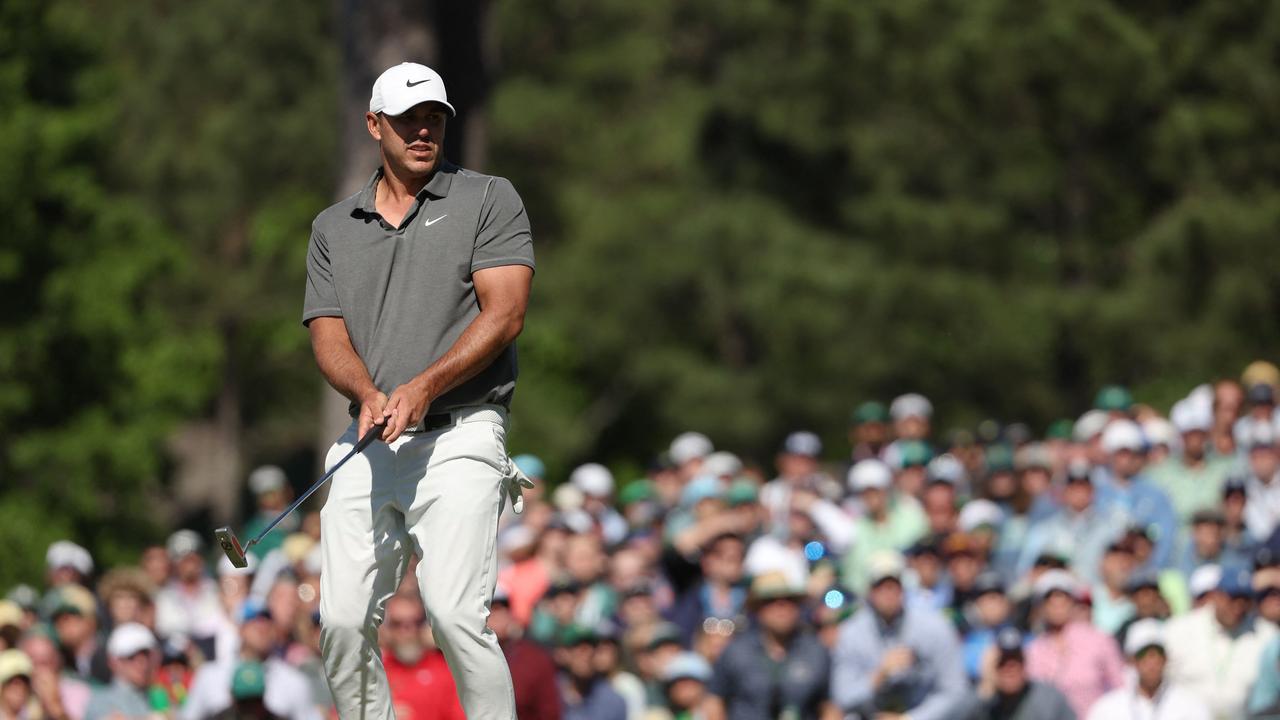 Brooks Koepka crumbled on the final day of the Masters.