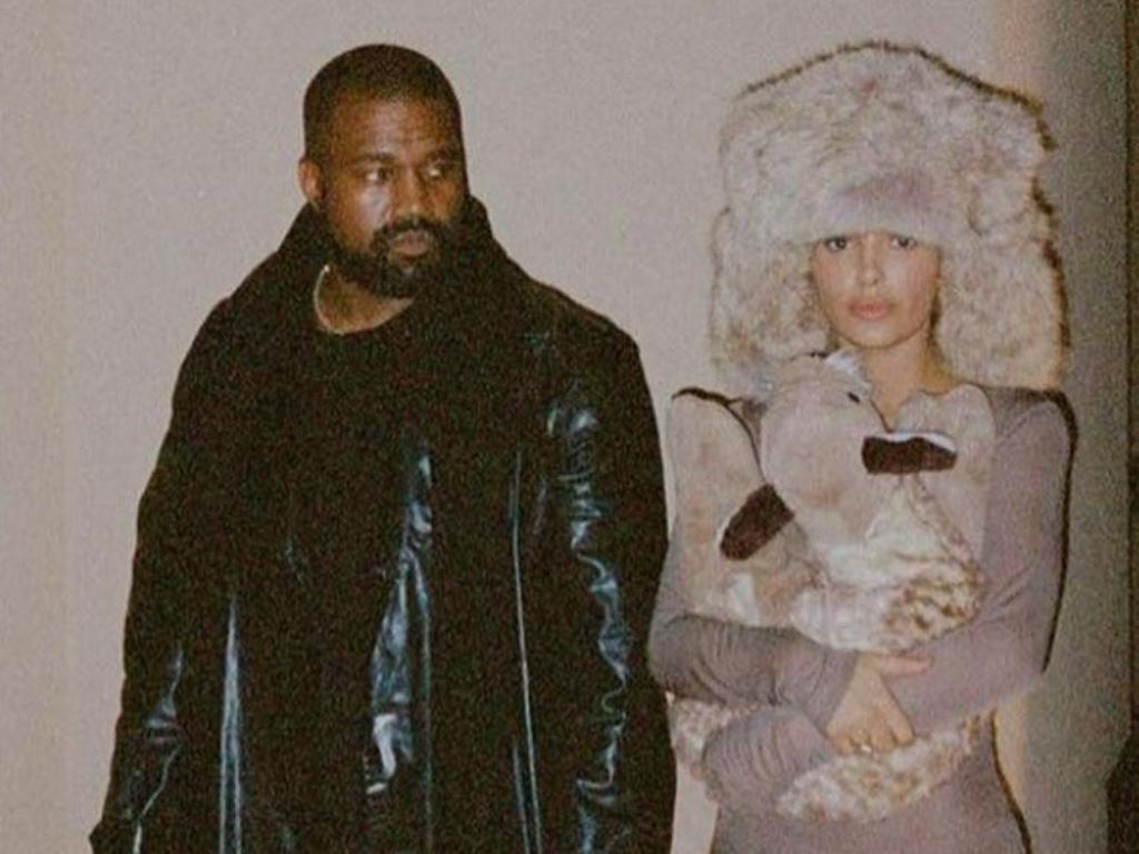 Kanye West and Bianca Censori are known for their unexpected style choices. Picture: Supplied