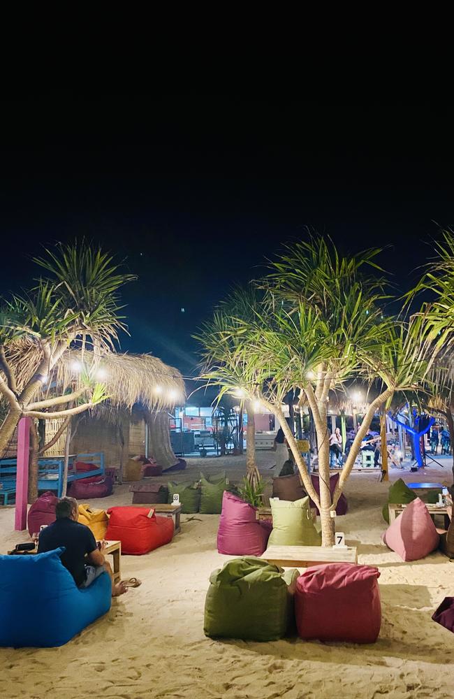 A deserted beach club on Gili Air in Indonesia was not what I was expecting during the peak summer holiday season. Picture: Supplied