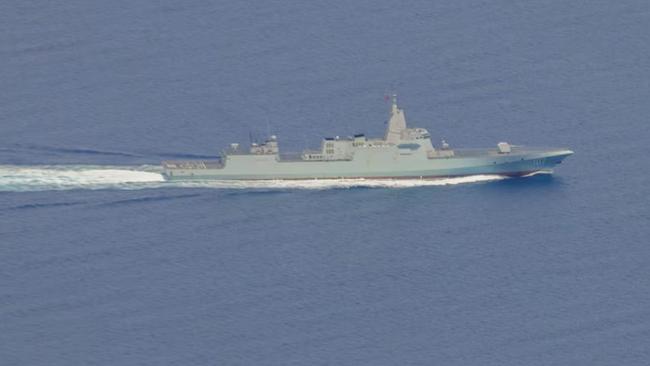 Three Chinese warships recently completed live-fire drills in the Tasman Sea.