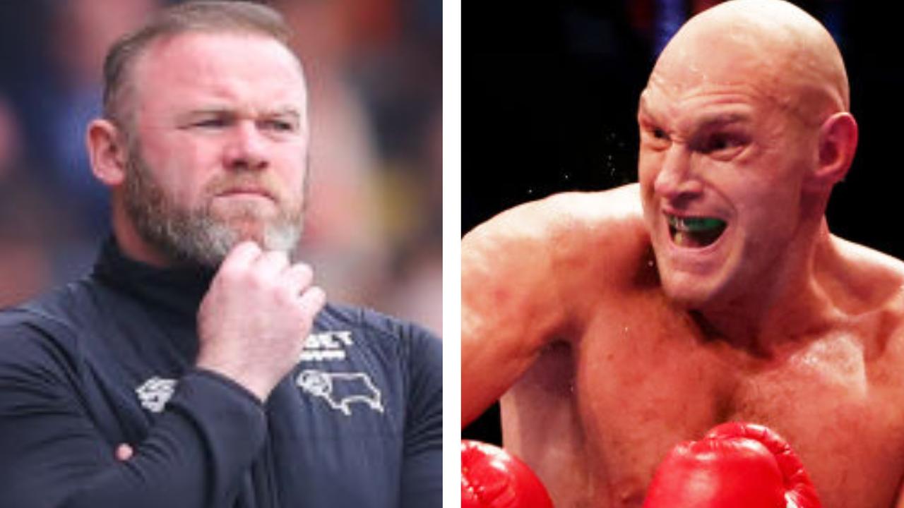 Wayne Rooney and Tyson Furty are set to spar. Getty