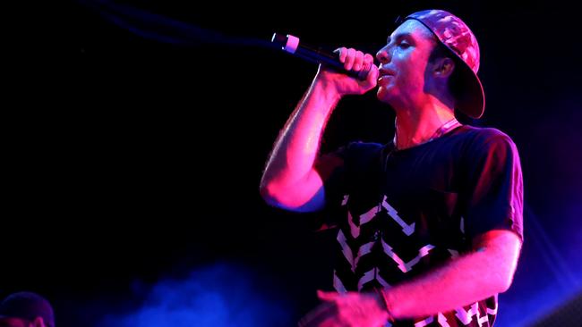 The Thundamentals on stage at the 600 Sounds concert at Southport Broadwater Parklands on Saturday night. Picture: Scott Fletcher