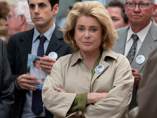 Catherine Deneuve as Bernadette Chirac in The President's Wife.