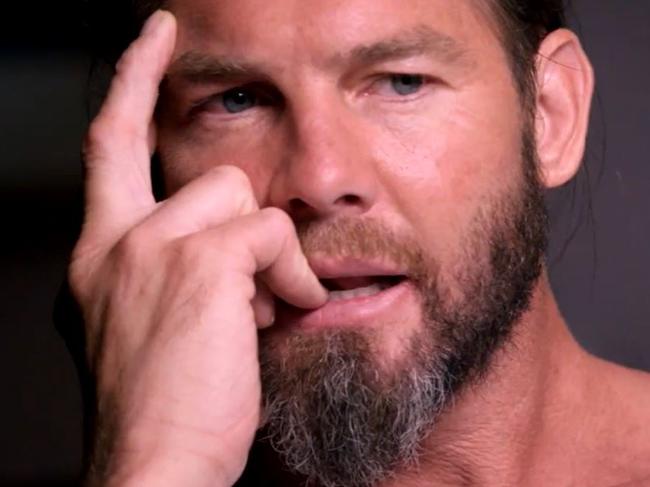 Ben Cousins in the Channel 7 documentary Ben Cousins: Coming CleanPicture: Channel 7