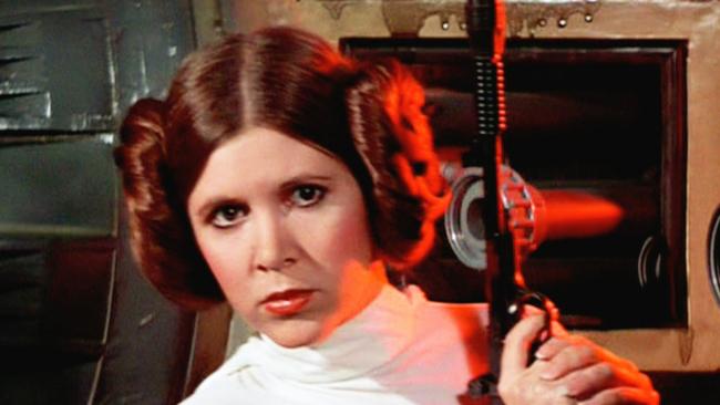 A digitally recreated Carrie Fisher won’t appear in future Star Wars movies. Picture: Supplied