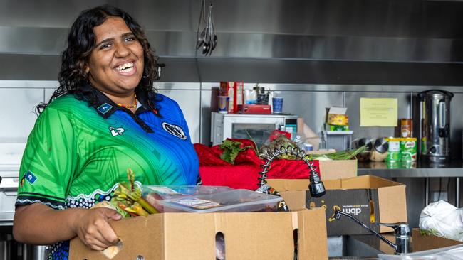 Every Tuesday SecondBite provides around 12 boxes and two eskies of fresh fruit and vegetables,, canned goods, meats, dairies and other essentials to The Murri School (Brisbane)  which are then sorted and, made up into individual food parcels for families doing it tough.