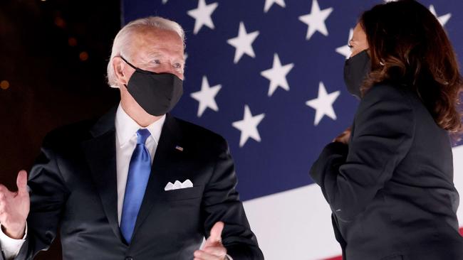 President-elect Joe Biden and Vice President-elect Kamala Harris. Picture: Win McNamee/Getty Images/AFP