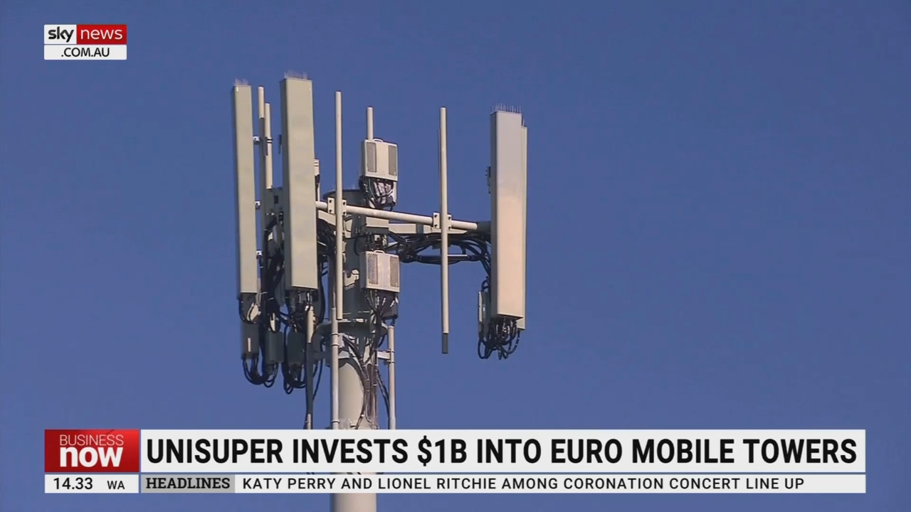 UniSuper invest $1 billion into European mobile towers business