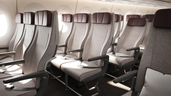 Qantas unveils economy seats for Project Sunrise non-stop flights of up ...