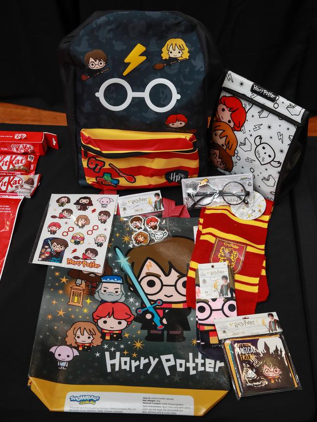 Harry Potter showbag. Picture: Justin Lloyd.