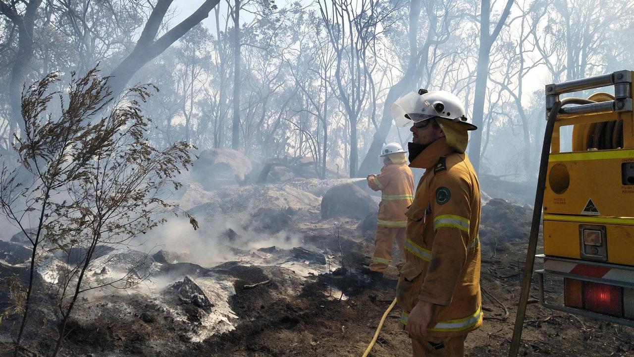 The Massie Rural Fire Service shared these photos of their effots fighting the Stanthorpe fire on Saturday.