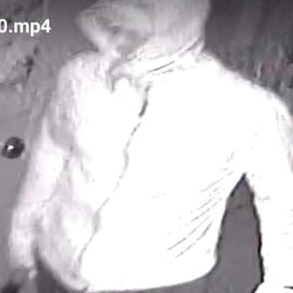 Three men were captured on CCTV breaking into the restaurant.