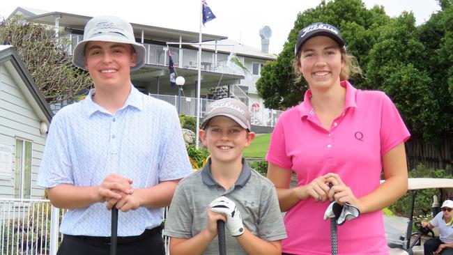 Queensland golfer Jedd Brady (left). Picture – Facebook/Mount Coolum Golf Club.