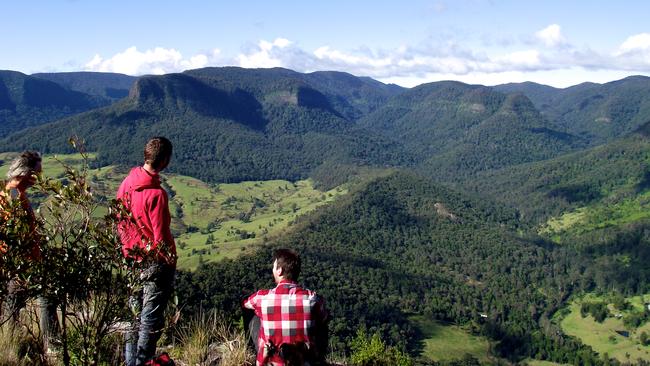 Nightfall Wilderness Camp in Lamington National Park.