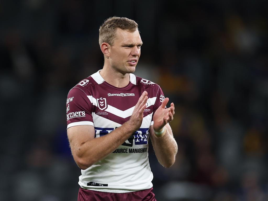 Tom Trbojevic remains in doubt for the Sea Eagles. Picture: Cameron Spencer/Getty Images