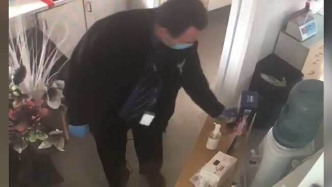 The toothpaste looked like the tubes given as samples for free at clinics. Source: CCTV Supplied.