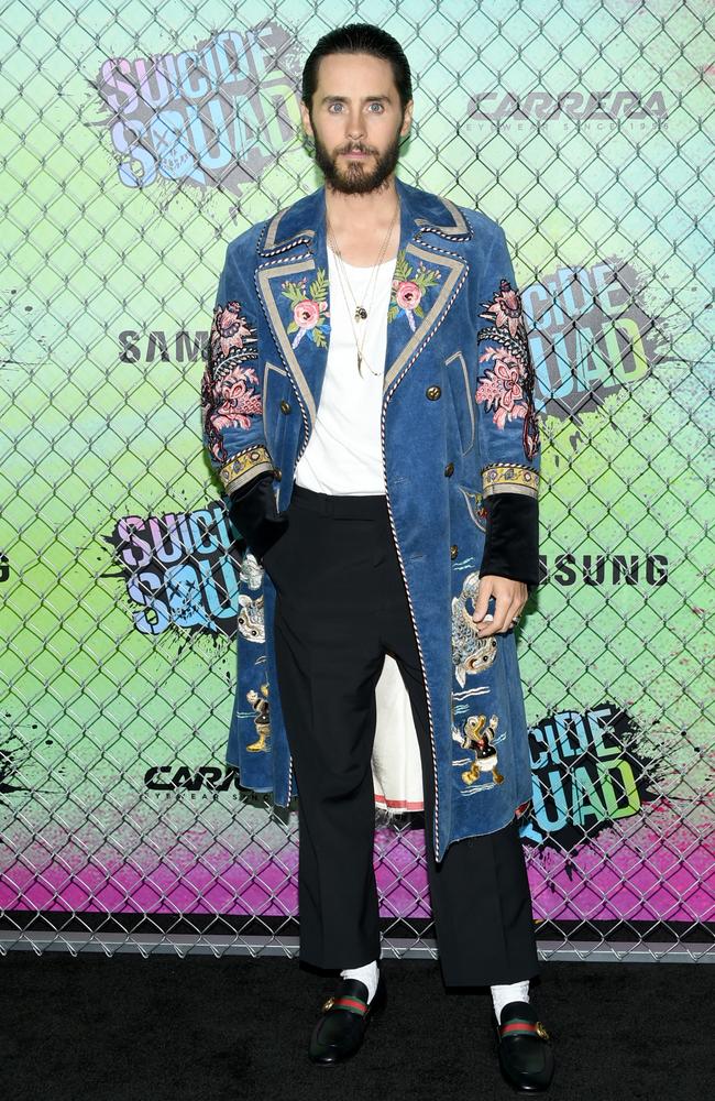 Jared Leto attends the Suicide Squad world premiere on August 1, 2016 in New York City. Picture: AP