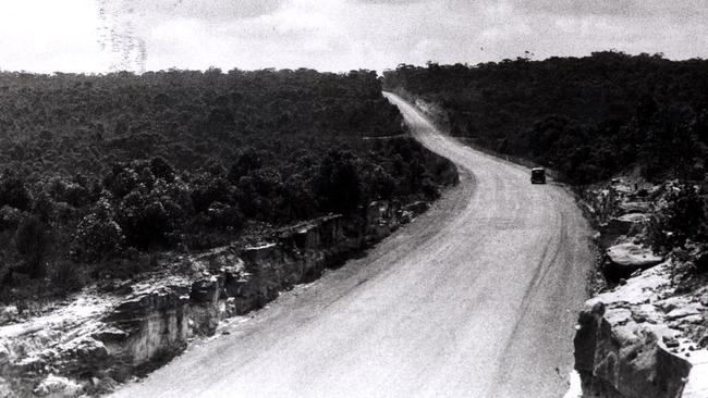 Wakehurst Parkway in the mid-1940s. Picture: Supplied