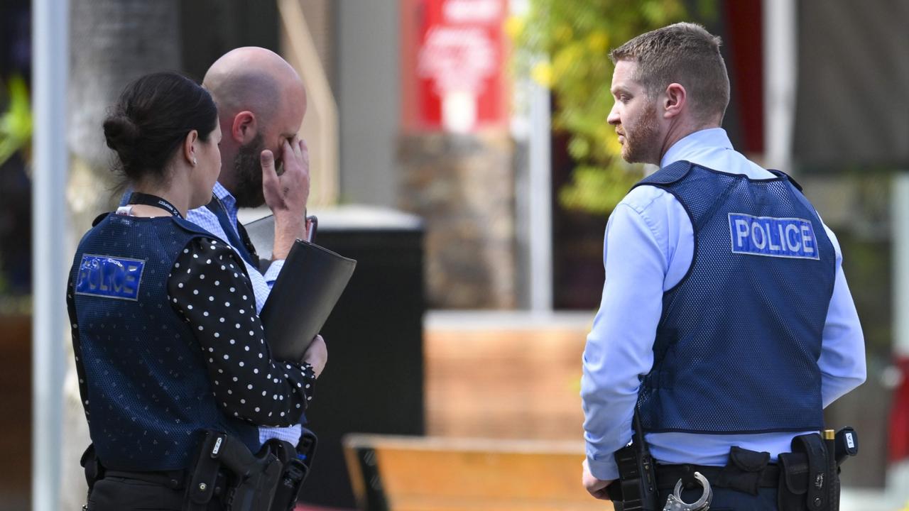 Three teens charged over wild shopping centre stabbing