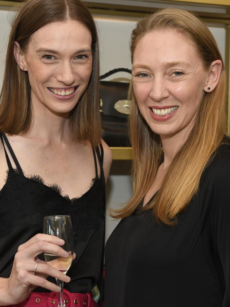 Letitia Fitzpatrick and Bec Lawrence. Picture: Naomi Jellicoe