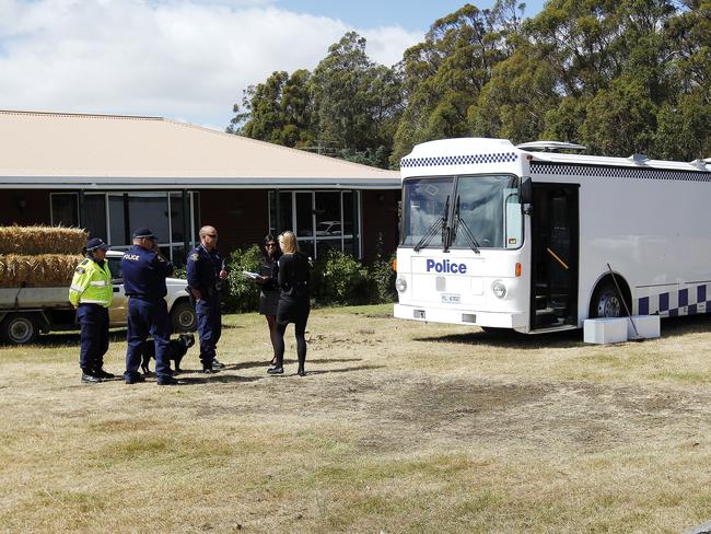 Police intensify their search for missing woman Jodi Eaton at a property in Sonners Rd, Pelham, in the weeks after Jodi Eaton went missing.