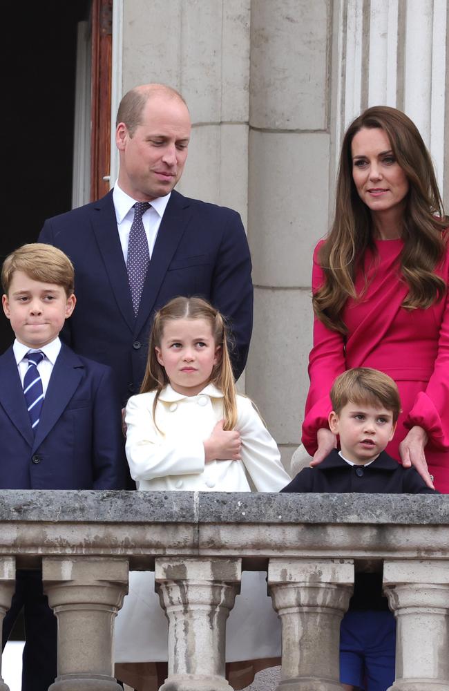 Will, Kate and their three children. (Photo by Chris Jackson – WPA Pool/Getty Images)