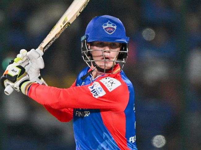 Jake Fraser-McGurk lighting it up for the Delhi Capitals. Picture: Arun Sankar/AFP