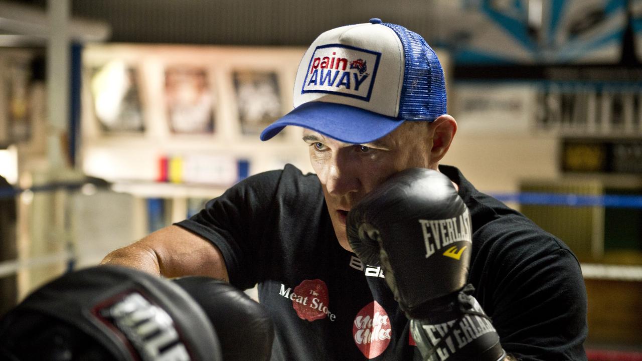 Paul Gallen in training at Smithy's Gym. Paul Gallen to fight Herman Ene-Purcell in Toowoomba on the 29th January. Wednesday, Jan 27, 2016.