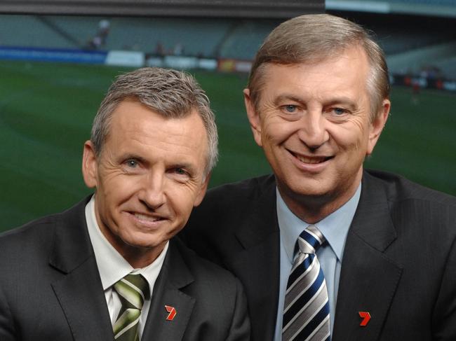 Cometti and Bruce McAvaney formed the perfect combination at Channel 7.