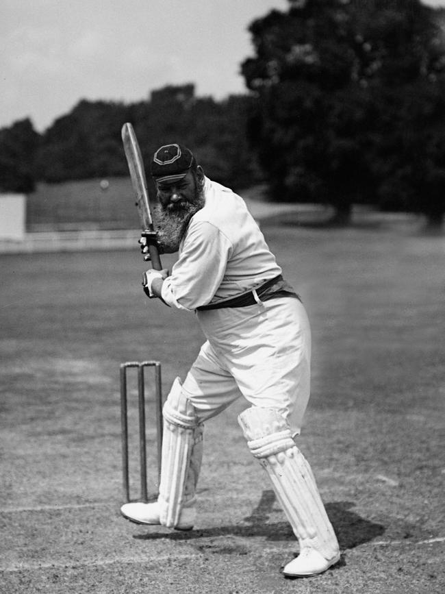 WG Grace, pictured circa 1902. Picture: Getty Images