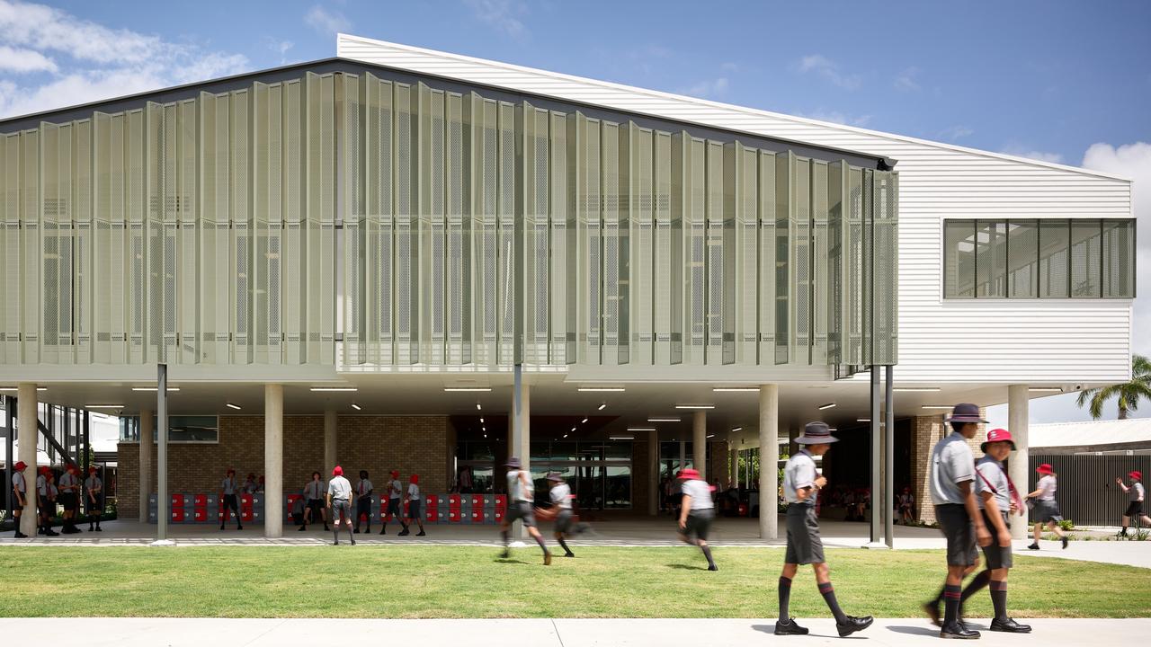 Whitsunday Anglican School new STEAM centre building has won the Australian Institute of Architects National Architecture Building of the Year award. Photo: Scott Burrows