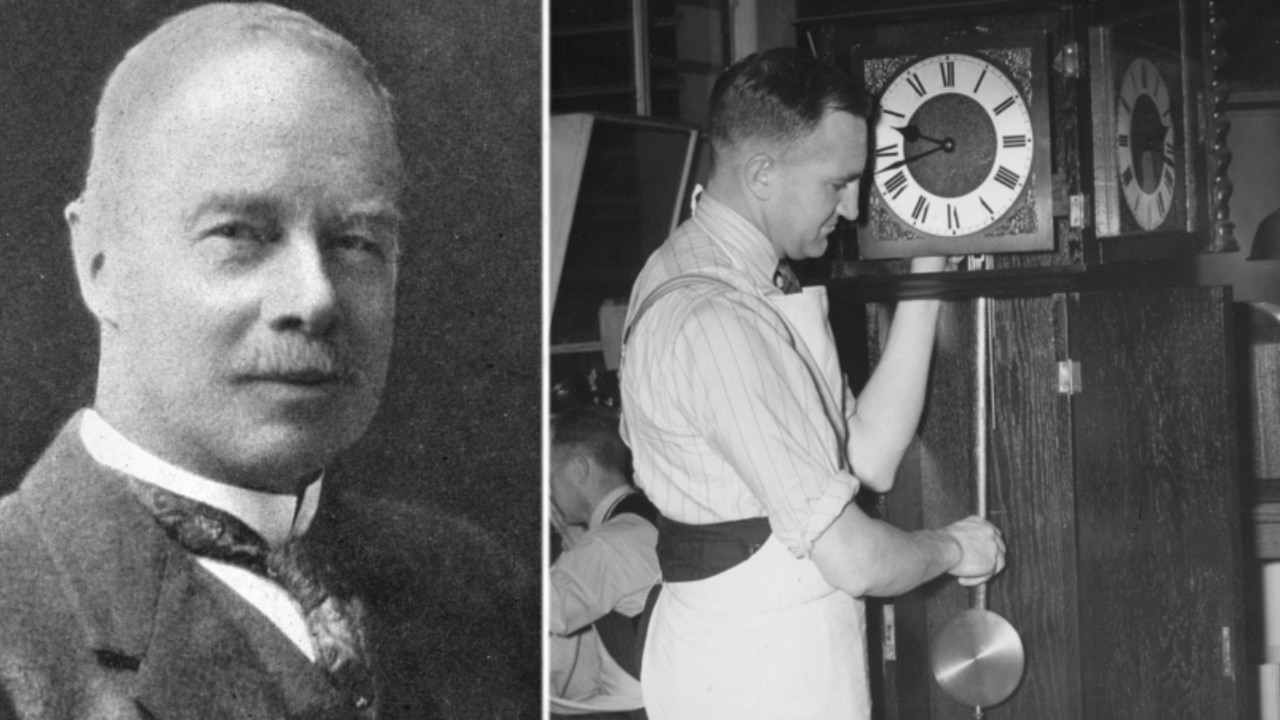 George Hudson, whose proposal to move clocks forward during summer was adopted during wartime in Australia. Picture: State Library of Victoria