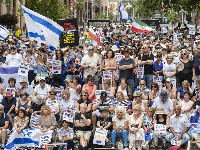 SYDNEY, AUSTRALIA - NewsWirePhotos - Sunday, 15 December 2024:Enough is Enough rally at Sydney's Martin Place.Picture: NewsWire/ Monique Harmer