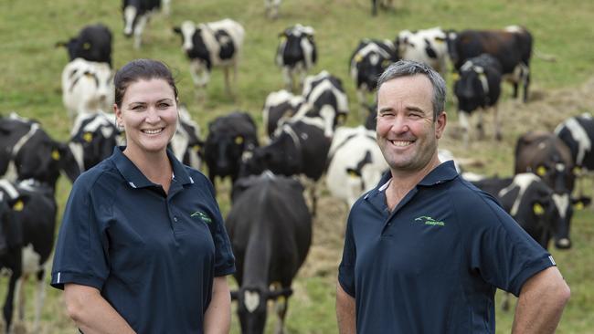 Matt and Alli Reid, 2020 Farmer of the Year. Picture: Zoe Phillips