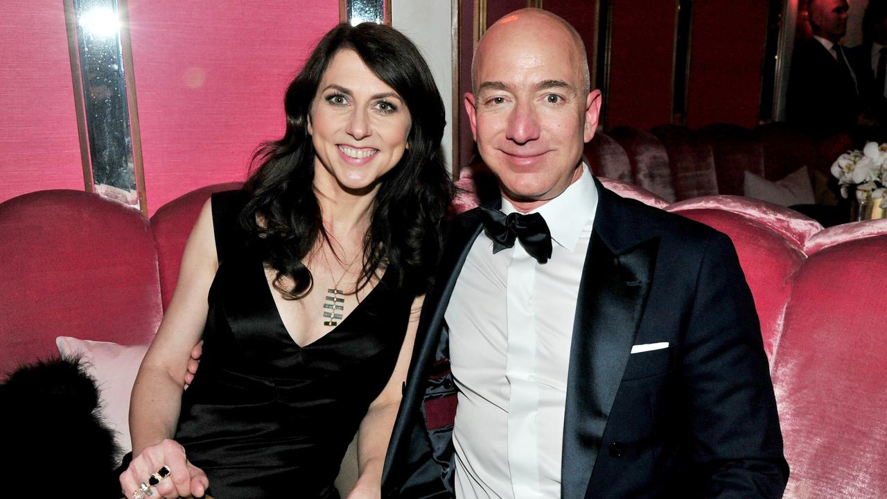 Jeff and MacKenzie Bezos announced their separation early last year. Picture: Jerod Harris/Getty Images