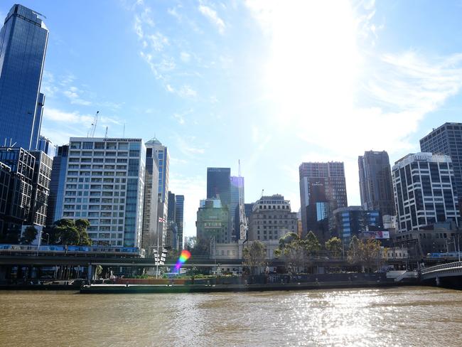 Melbourne City is Australia’s most unaffordable place to live according to new Happiness Project data. Picture: Nicole Garmston