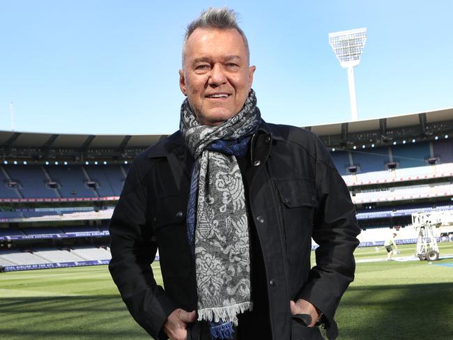 Jimmy Barnes is hoping to wow footy fans in the pre-game entertainment. Picture: AAP Image/David Crosling