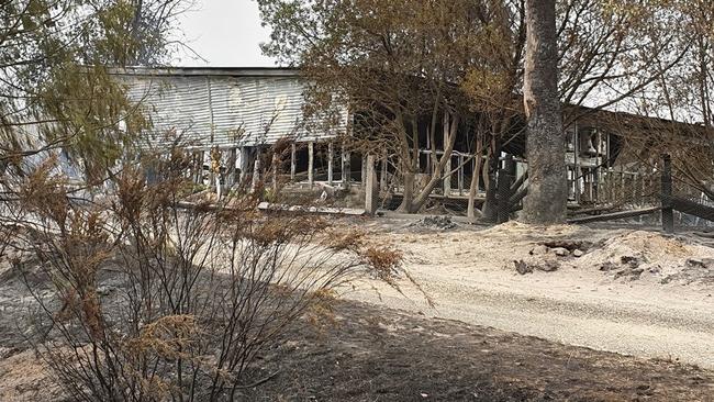 Clifton Primary school destroyed by fire. Picture: Supplied