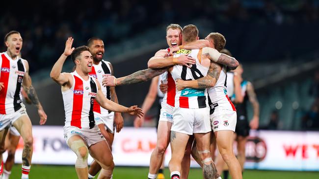 Tim Membrey celebrates a goal. Picture: Getty Images