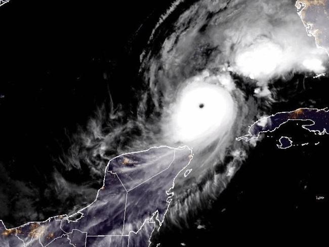 Hurricane Milton - 9 Oct 2024 - 0:00 UTC ...MILTON WILL BRING LIFE-THREATENING STORM SURGE AND WINDS TO PORTIONS OF THE FLORIDA GULF COAST... As of 7:00 PM CDT Tue Oct 8 the center of Milton was located near 23.0, -86.9 with movement ENE at 10 mph. The minimum central pressure was 902 mb with maximum sustained winds of about 165 mph - Image Supplied NOAA