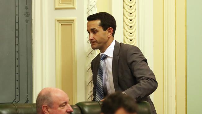 David Crisafulli at State Parliament. Photographer: Liam Kidston.